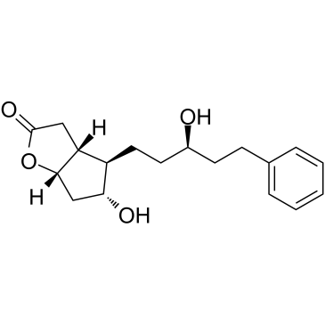 拉坦前列腺素内酯二醇结构式