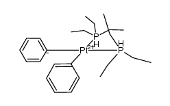 cis-[Pt(PEt3)2(C6H5)2] Structure