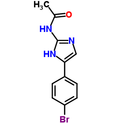 N-[5-(4-Bromophenyl)-1H-imidazol-2-yl]acetamide Structure