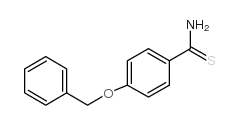 4-(苄氧基)苯硫代酰胺结构式