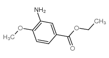 3-氨基-4-甲氧基苯甲酸乙酯结构式