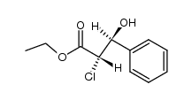 (2S,3S)-ethyl 2-chloro-3-hydroxy-3-phenylpropanoate Structure