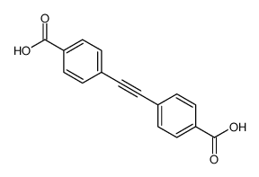4,4'-(1,2-Ethynediyl)dibenzoic Acid Structure