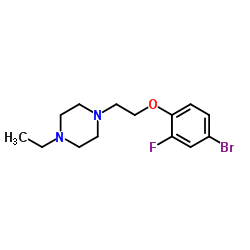 1-[2-(4-Bromo-2-fluorophenoxy)ethyl]-4-ethylpiperazine Structure