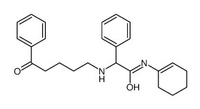 Benzeneacetamide, alpha-(benzoylbutylamino)-N-1-cyclohexen-1-yl- (9CI)结构式