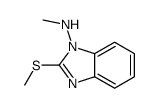 (9ci)-n-甲基-2-(甲基硫代)-1H-苯并咪唑-1-胺结构式