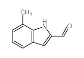 Indole-2-carboxaldehyde, 7-methyl- (7CI,8CI) structure