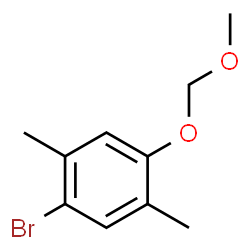 1-bromo-4-(methoxymethoxy)-2,5-dimethylbenzene结构式