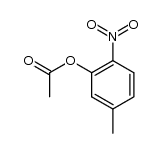 5-methyl-2-nitrophenyl acetate结构式