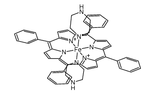 bis(piperidine)(tetraphenylporphyrin)iron(II) Structure