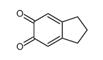 2,3-dihydro-1H-indene-5,6-dione结构式
