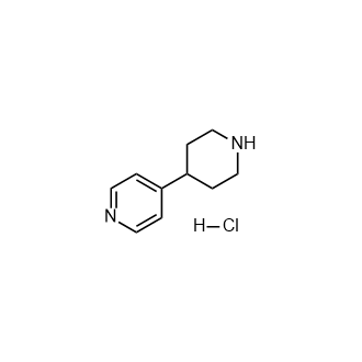 4-(哌啶-4-基)吡啶盐酸盐结构式