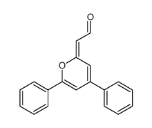 2-(4,6-diphenylpyran-2-ylidene)acetaldehyde结构式