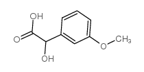(±)-间甲氧基扁桃酸结构式