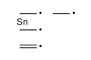 Triethyl(vinyl)tin(IV) Structure