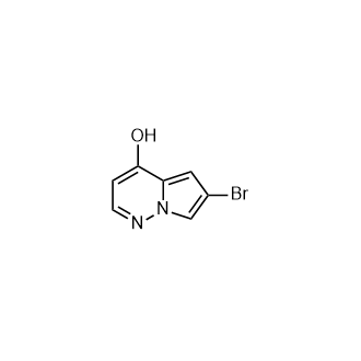 6-Bromopyrrolo[1,2-b]pyridazin-4-ol Structure