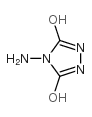 1,2,4-Triazolidine-3,5-dione,4-amino- Structure