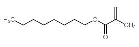 2-甲基-2-丙烯酸辛酯结构式