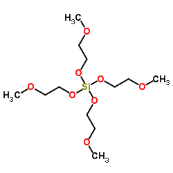 四(2-甲氧基乙氧基)硅烷结构式