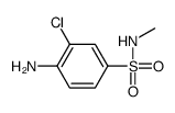 4-amino-3-chloro-N-methylbenzenesulfonamide Structure