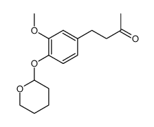 4-(3-methoxy-4-((tetrahydro-2H-pyran-2-yl)oxy)phenyl)butan-2-one结构式