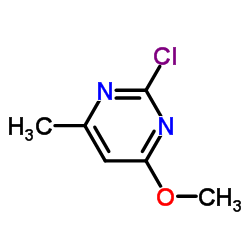 2-氯-4-甲氧基-6-甲基嘧啶结构式