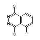 1,4-二氯-5-氟二氮杂萘结构式