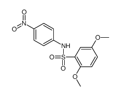 2,5-dimethoxy-N-(4-nitrophenyl)benzenesulfonamide Structure