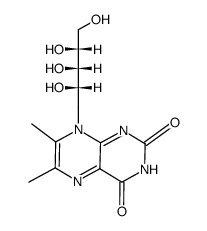 6,7-Dimethyl-8-ribityllumazine结构式