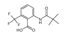 2-pivaloylamino-6-trifluoromethylbenzoic acid结构式