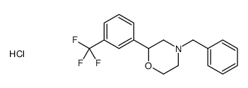 4-benzyl-2-[3-(trifluoromethyl)phenyl]morpholine,hydrochloride结构式