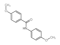 Benzamide,4-methoxy-N-(4-methoxyphenyl)- Structure