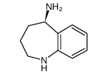(R)-(2,3,4,5-四氢-1H-苯并[b]氮杂革-5-基)胺结构式