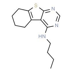 N-butyl-5,6,7,8-tetrahydrobenzo[4,5]thieno[2,3-d]pyrimidin-4-amine Structure