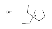 1,1-diethylpyrrolidin-1-ium,bromide结构式