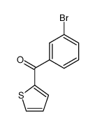 (3-溴苯基)(2-噻吩基)甲酮结构式