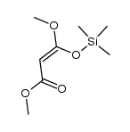 methyl (Z)-3-methoxy-3-[(trimethylsilyl)oxy]propenoate Structure