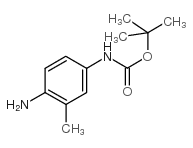 (4-氨基-3-甲基苯基)氨基甲酸叔丁酯结构式