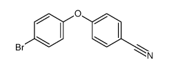 4-(4-溴苯氧基)苯甲腈结构式