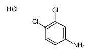 3,4-dichloroaniline,hydrochloride Structure