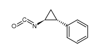 ()-trans-2-phenylcyclopropyl isocyanate Structure