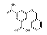 4-phenylmethoxypyridine-2,6-dicarboxamide Structure
