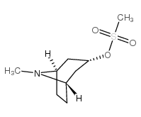 托品醇甲磺酸酯结构式
