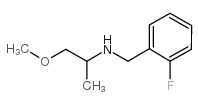 (2-FLUORO-BENZYL)-(2-METHOXY-1-METHYL-ETHYL)-AMINE Structure