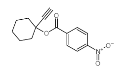 (1-ethynylcyclohexyl) 4-nitrobenzoate Structure
