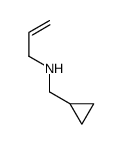(环丙基甲基)(2-丙烯-1-基)胺结构式