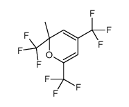 2-methyl-2,4,6-tris(trifluoromethyl)-2H-pyran Structure