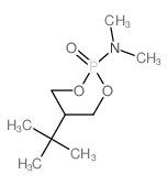 1,3,2-Dioxaphosphorinan-2-amine,5-(1,1-dimethylethyl)-N,N-dimethyl-, 2-oxide, cis-结构式