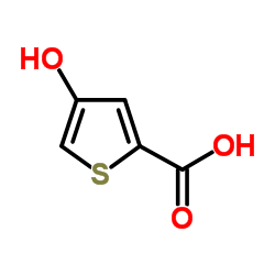 4-Hydroxy-2-thiophenecarboxylic acid结构式