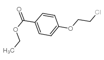 4-(2-氯乙氧基)苯甲酸乙酯结构式
